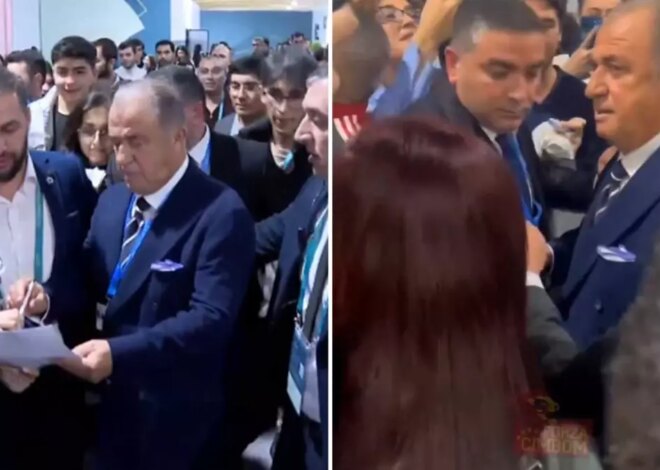 Fatih Terim’e Azerbaycan’da adım attırmadılar